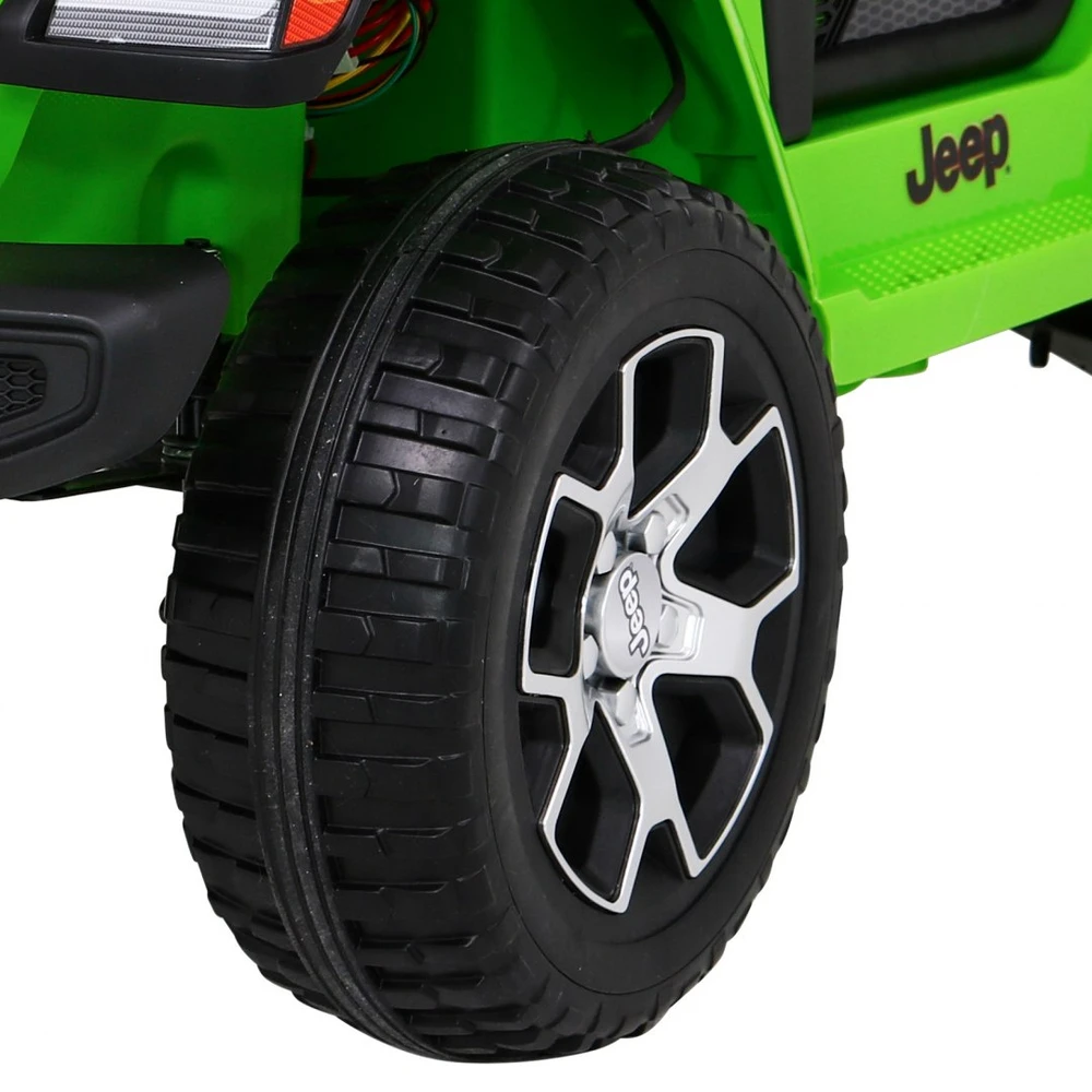 Ramiz Elektromobilis Jeep Wrangler Rubicon, Žalias