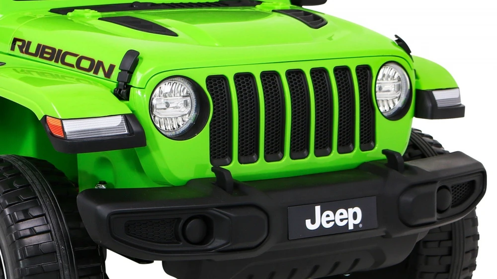 Ramiz Elektromobilis Jeep Wrangler Rubicon, Žalias