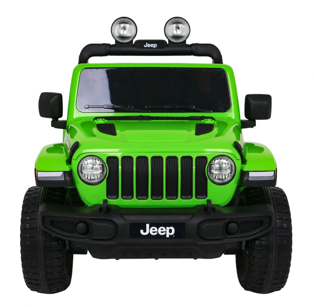 Ramiz Elektromobilis Jeep Wrangler Rubicon, Žalias