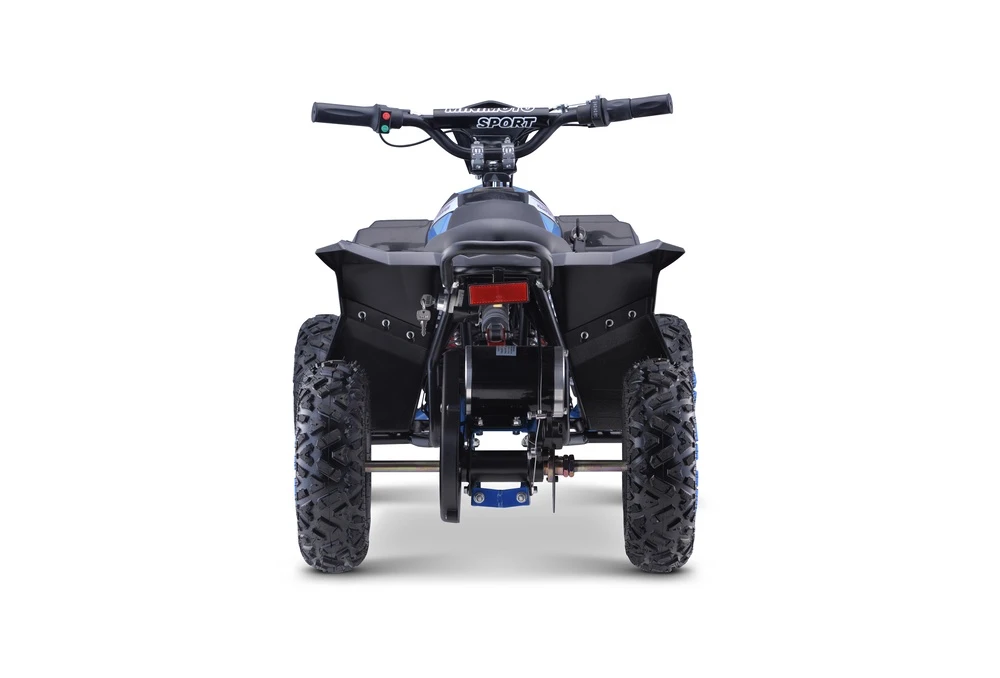 Ramiz Quad Highper Baterija Mėlyna 35km/h + 1000W variklis be šepetėlių + pripučiami ratai + sėdynės reguliavimas