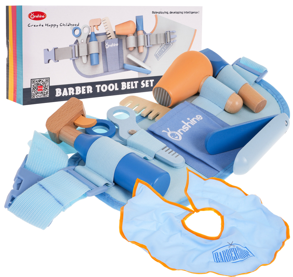 Ramiz Wooden Barber Set