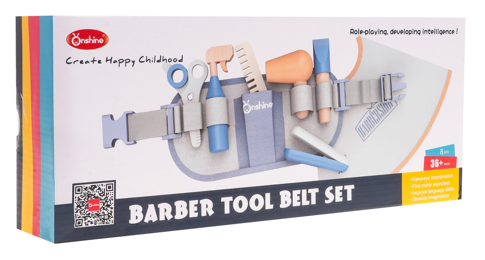 Ramiz Wooden Barber Set