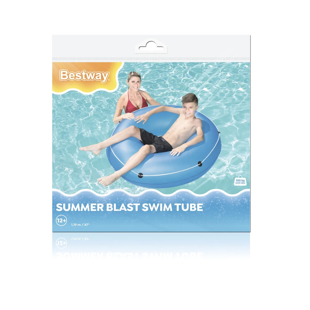Pripučiamasis ratas BESTWAY 36120, Ø119 cm, mėl./oranž.
