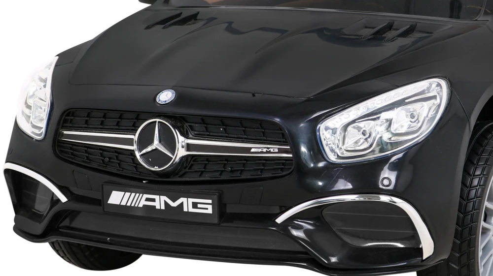 Ramiz Elektrinė mašina vaikams Mercedes Benz AMG SL65 S juodos spalvos