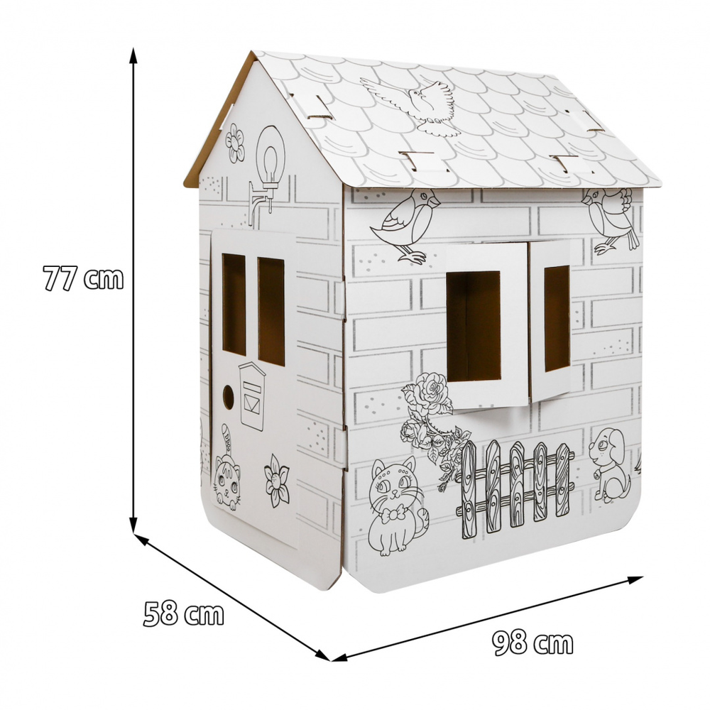 Neo Pilot House XXL with horses 3D knyga spalvinimui vaikams