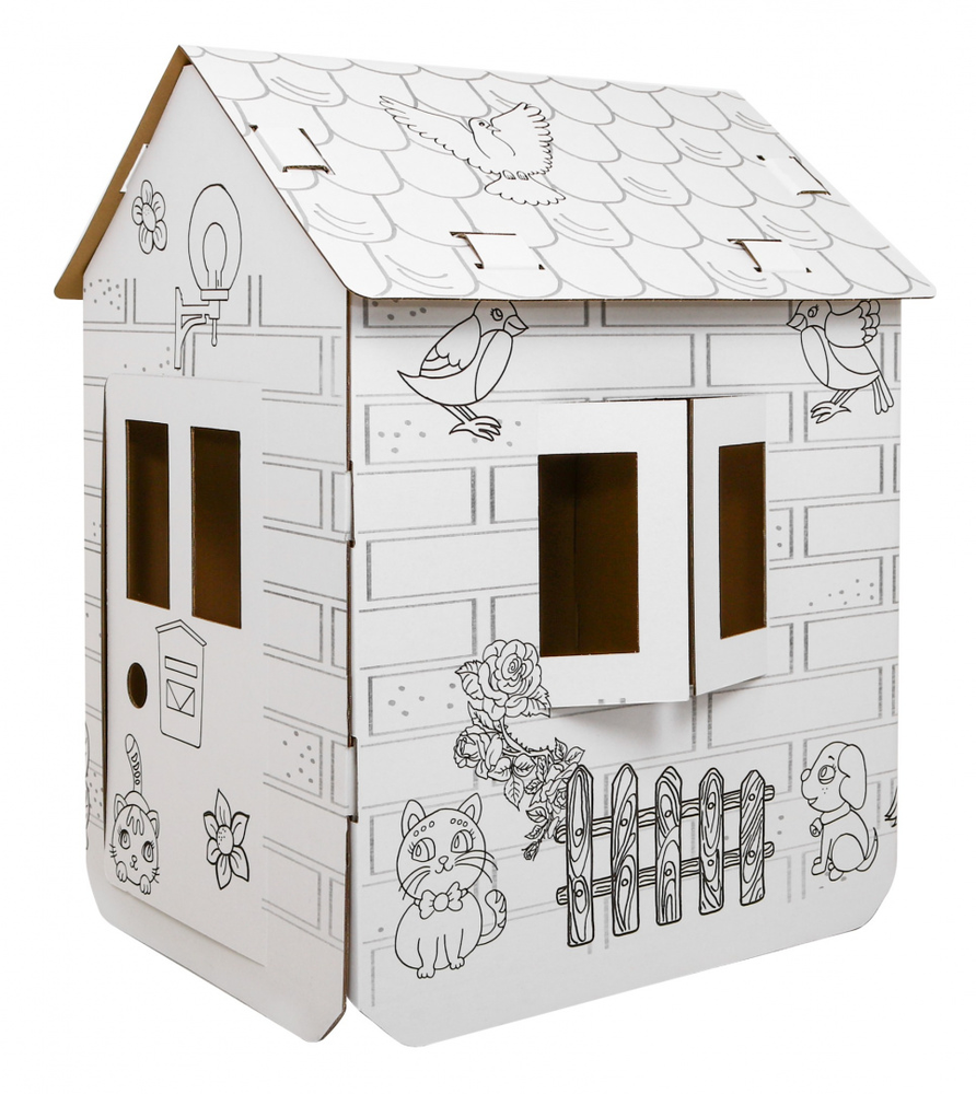 Neo Pilot House XXL with horses 3D knyga spalvinimui vaikams