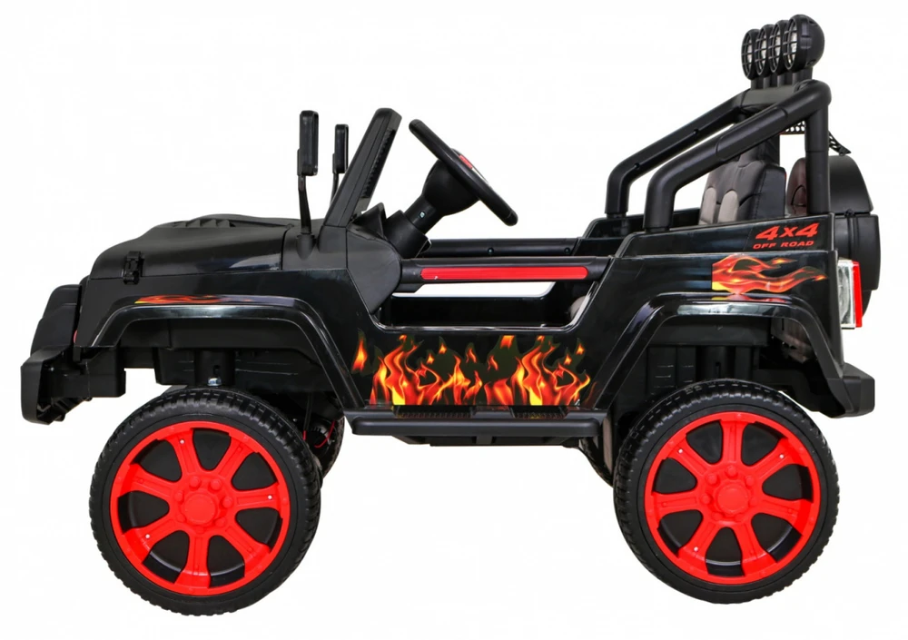 Ramiz Elektromobilis Raptor Drifter 4x4, Flames