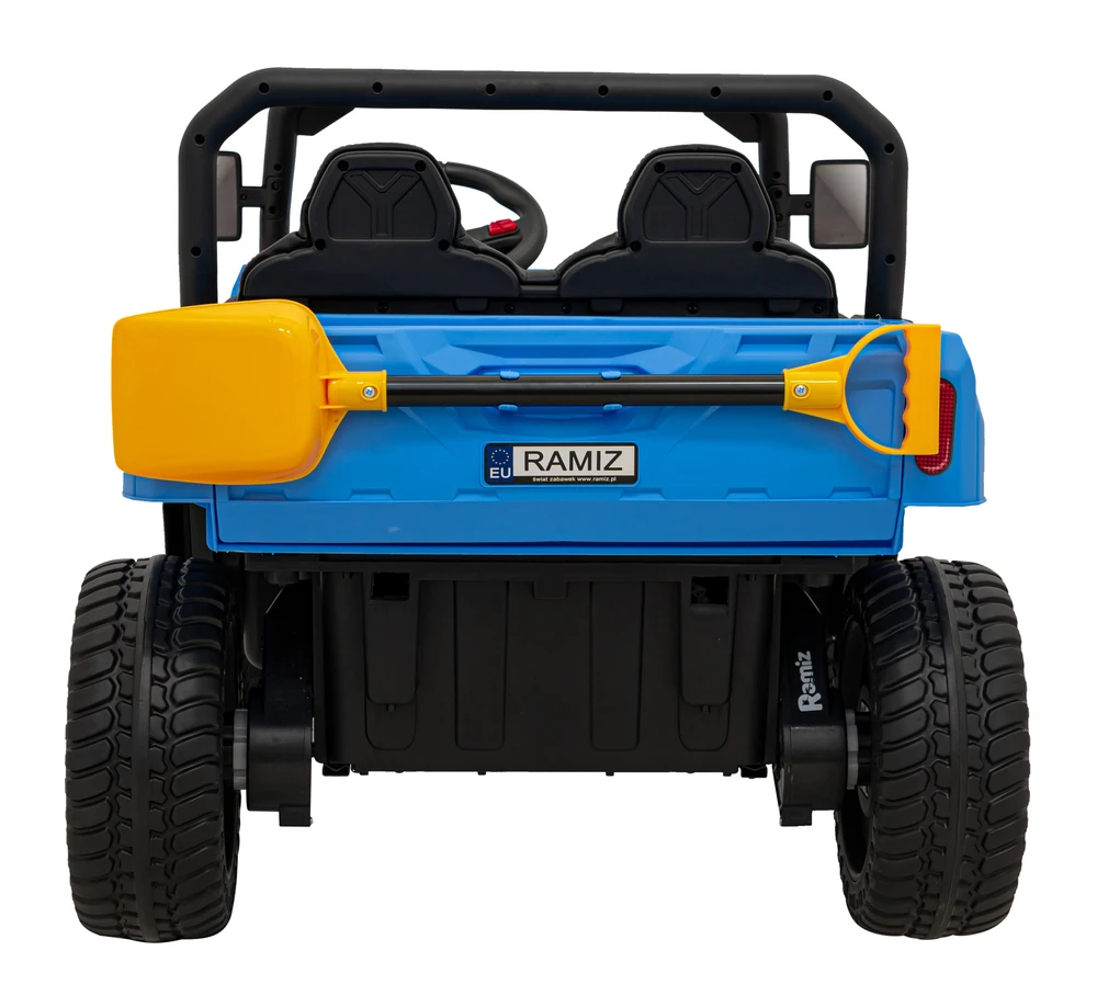 Ramiz Elektromobilis vaikams PICK UP 900 4X4 MĖLYNAS