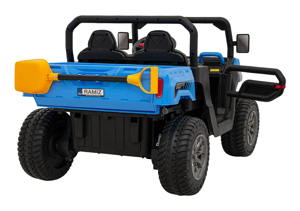 Ramiz Elektromobilis vaikams PICK UP 900 4X4 MĖLYNAS