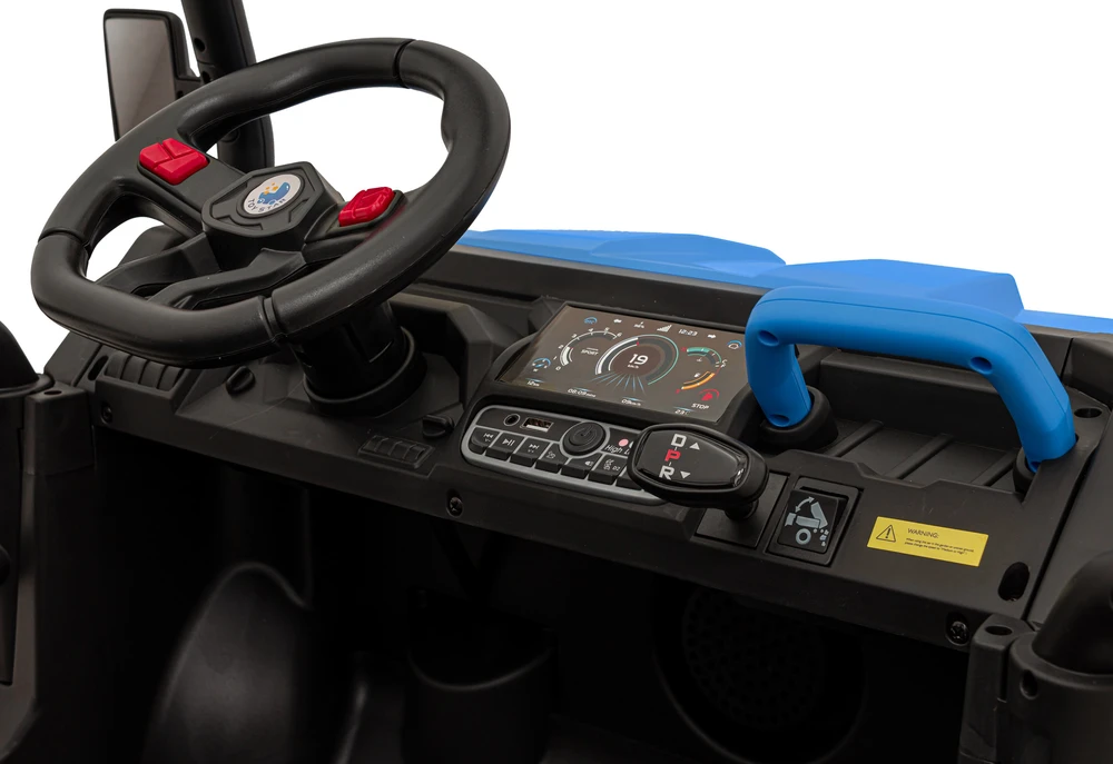 Ramiz Elektromobilis vaikams PICK UP 900 4X4 MĖLYNAS