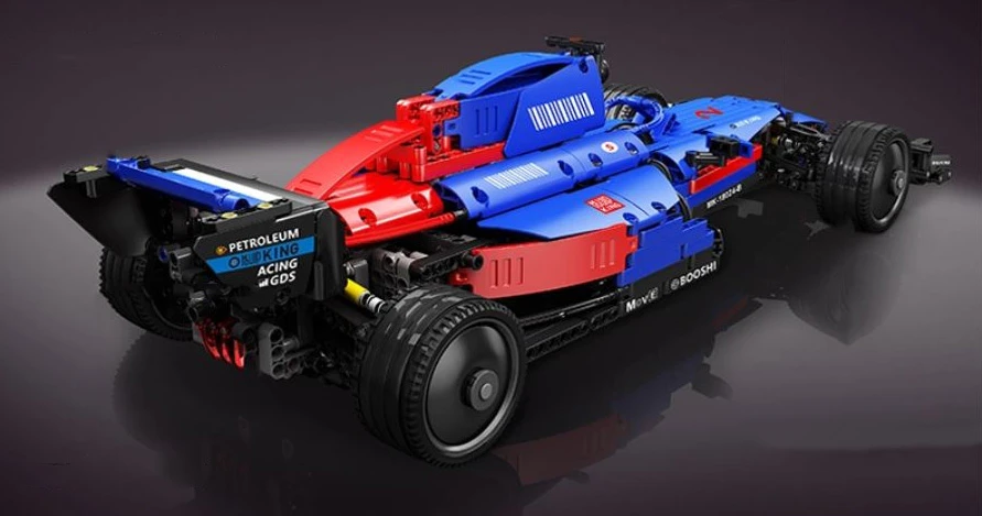 Cada Bricks Bolid F1 Mėlyna 1065pcs.
