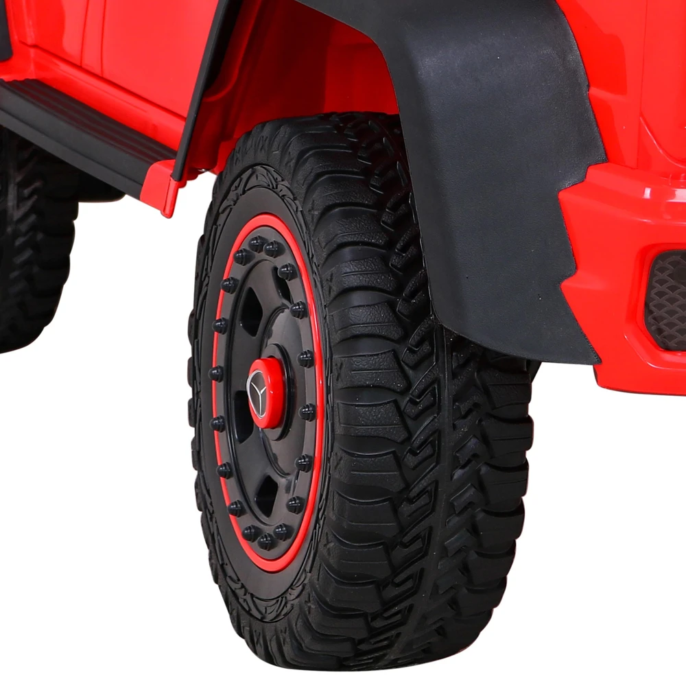 Ramiz Elektrinė mašina vaikams Mercedes G63 6x6 AMG Raudona