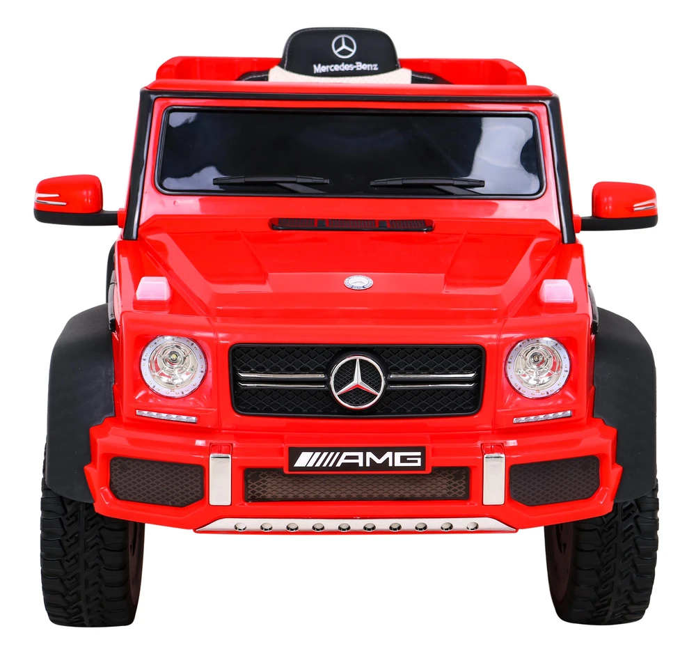Ramiz Elektrinė mašina vaikams Mercedes G63 6x6 AMG Raudona