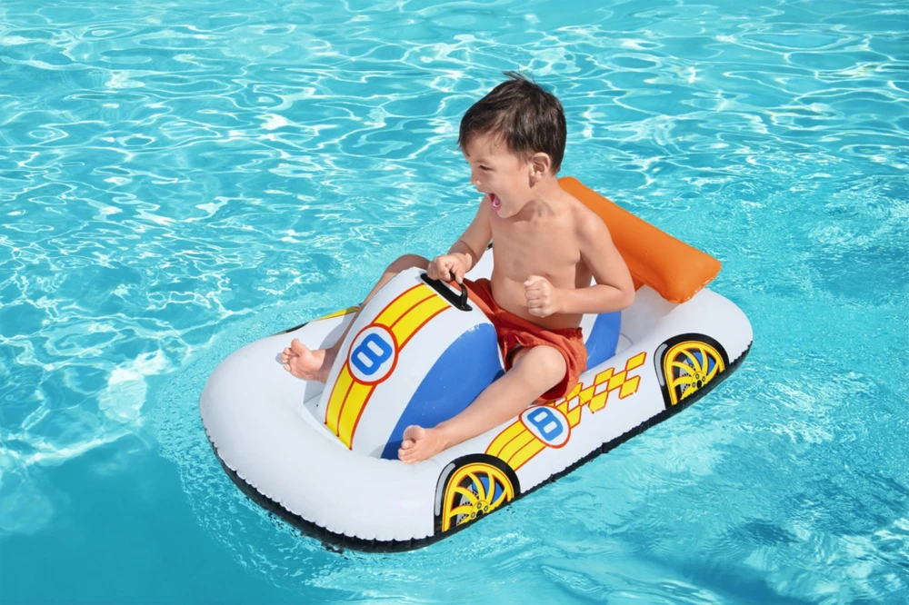 BESTWAY Pripučiamas sportinis automobilis 110x75cm.