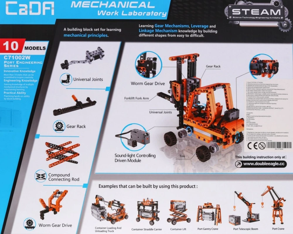 Cada R C Port Engineer Simulator 10 Vehicles 634el EE