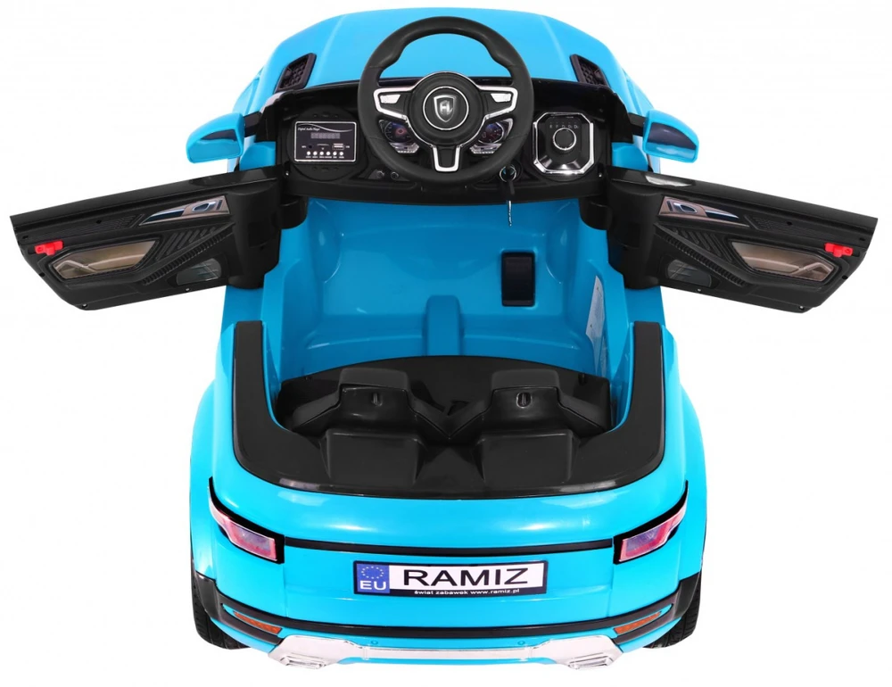 Ramiz Elektrinė mašina vaikams Rapid Racer mėlynos spalvos