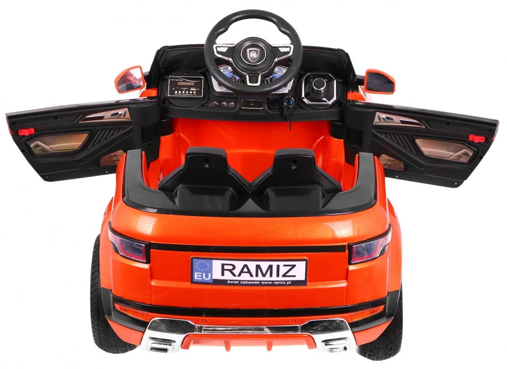 Ramiz Elektrinė mašina vaikams Rapid Racer oranžinės spalvos