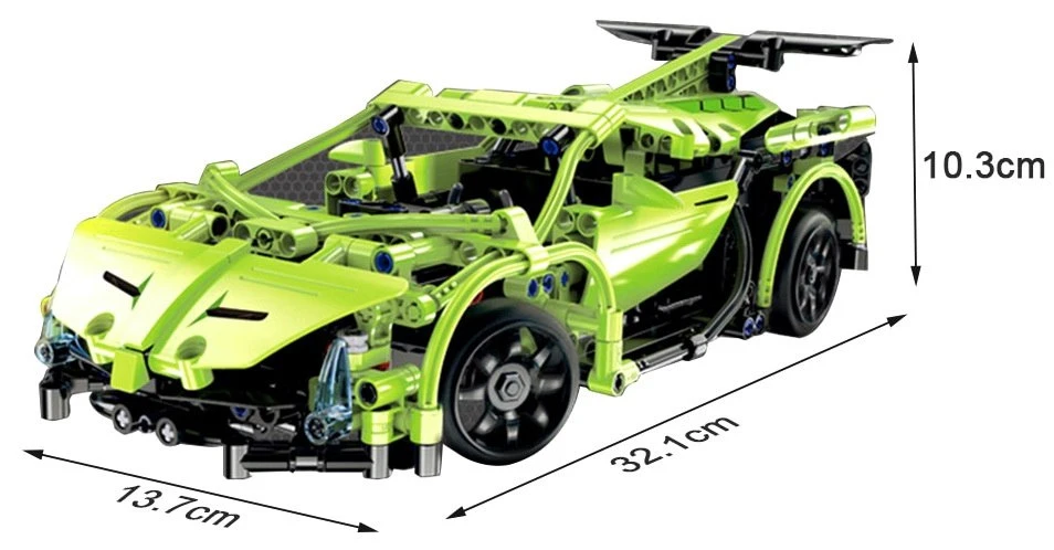 Cada Edukacinis rinkinys Double Eagle C51006W policijos automobilio modelis