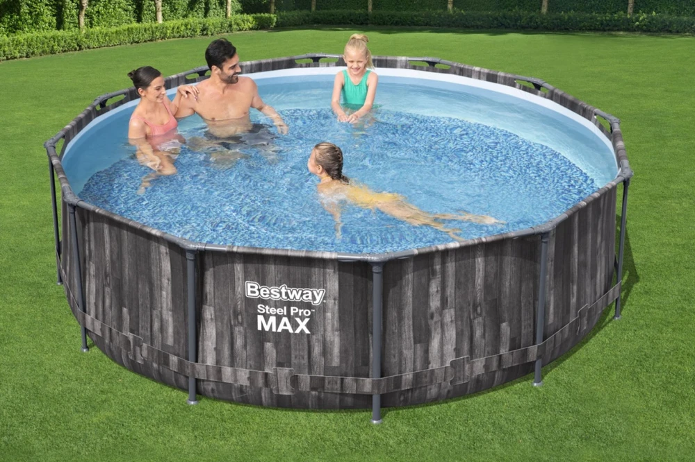 Rėminis baseinas 12FT 366x100 cm Plieninis Pro Max BESTWAY