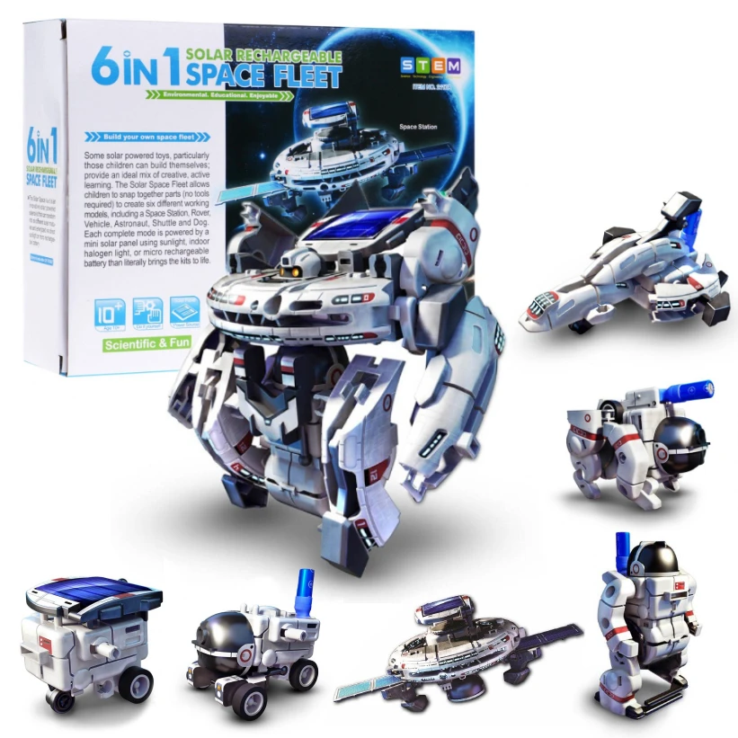 Lean Sport Robotas konstruktorius SOLAR SPACE FLEET 6*1