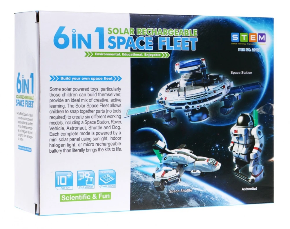 Lean Sport Robotas konstruktorius SOLAR SPACE FLEET 6*1
