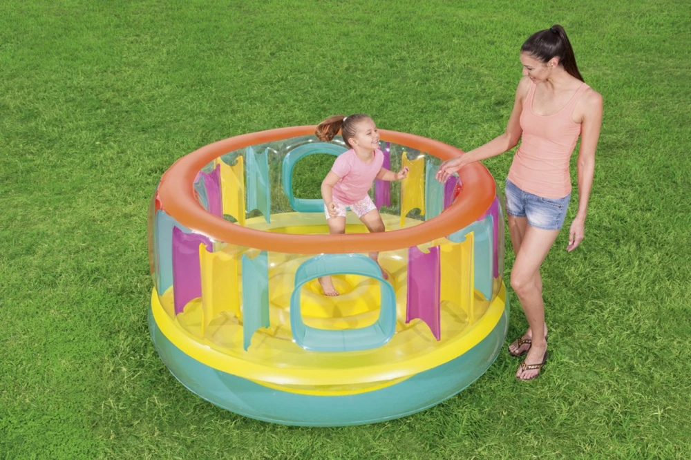 BESTWAY pripučiamas batutas BounceJam Bouncer, skersmuo 1.80m x H86cm, 52262