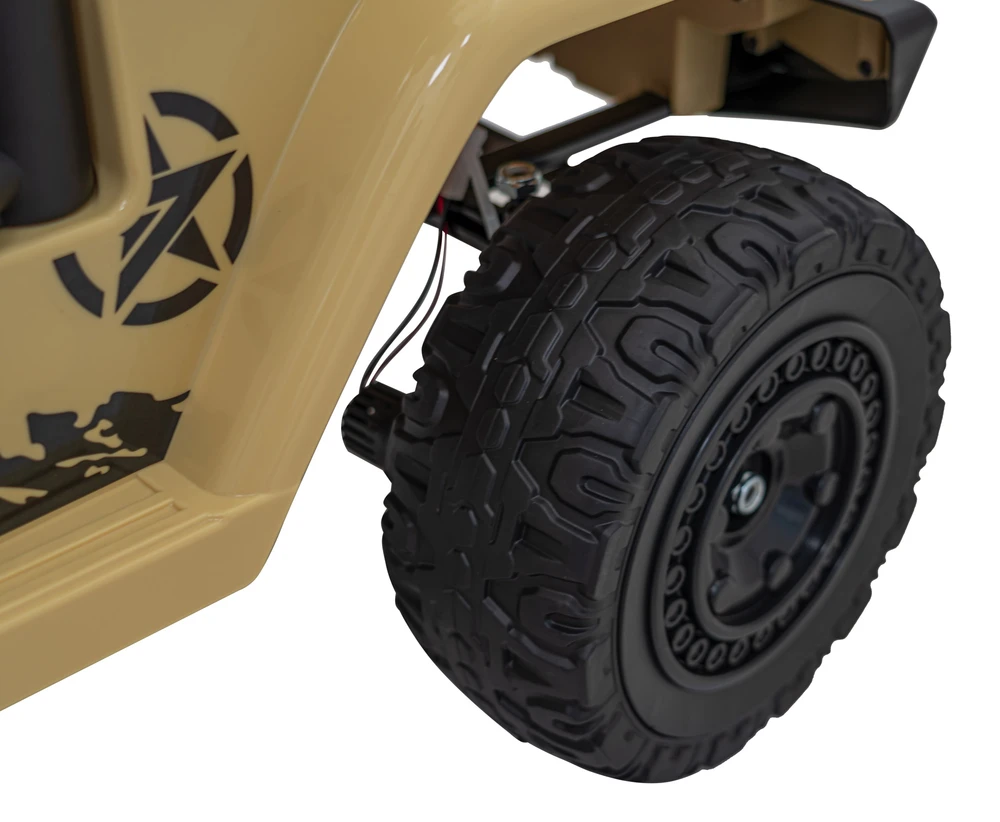 Elektromobilis Toyota FJ Cruiser 4x4, rusvai gelsvas