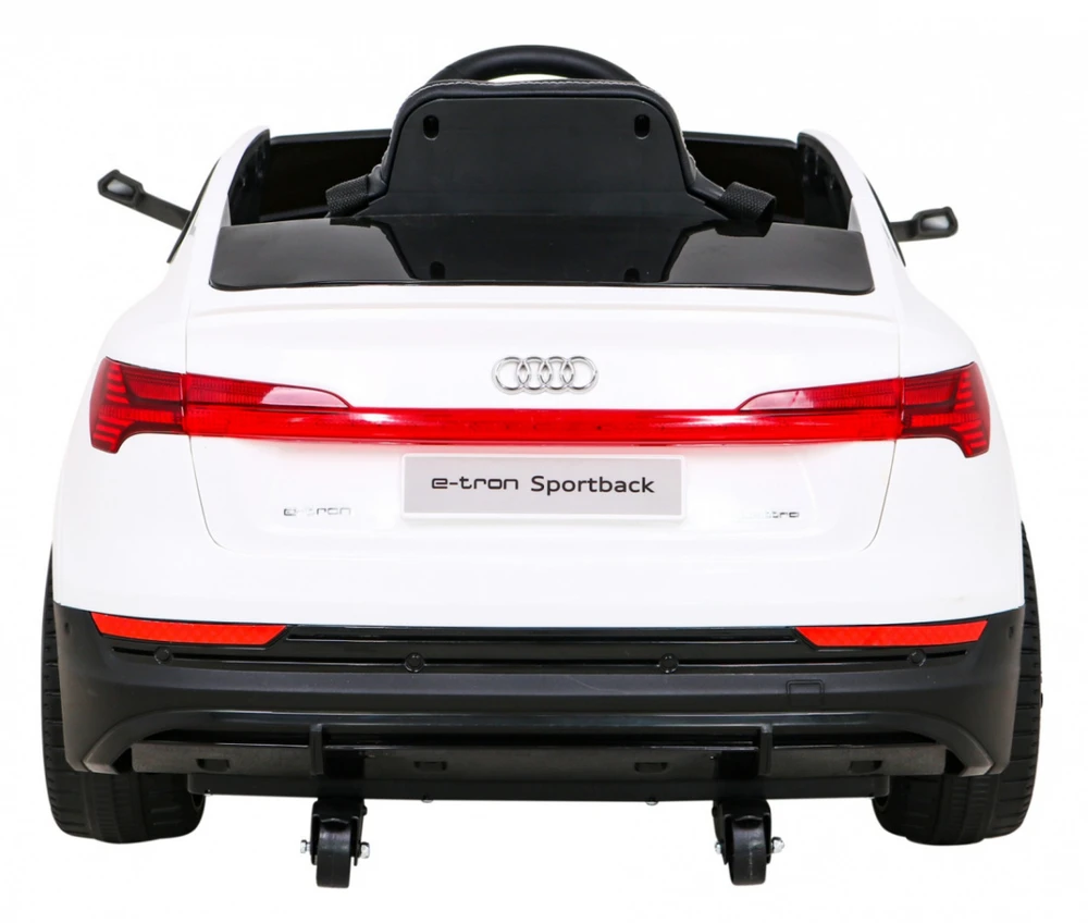 Ramiz Elektromobilis vaikams Audi E- Tron QLS-6688, 4x4, baltas