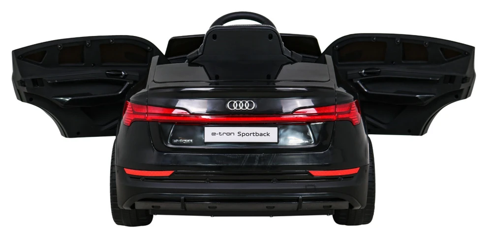 Ramiz Elektromobilis vaikams Audi E- Tron QLS-6688, 4x4, juodas
