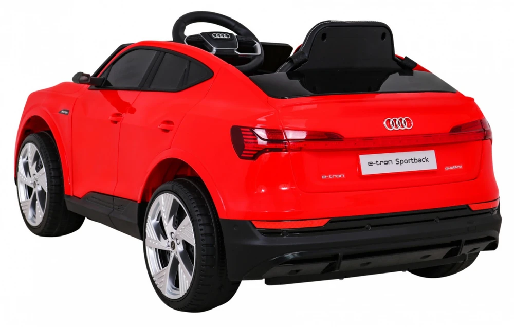 Ramiz Elektromobilis vaikams Audi E- Tron QLS-6688, 4x4, raudonas