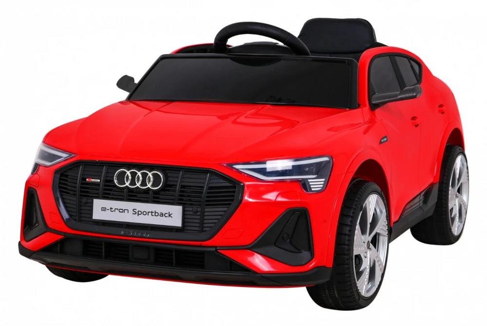Ramiz Elektromobilis vaikams Audi E- Tron QLS-6688, 4x4, raudonas