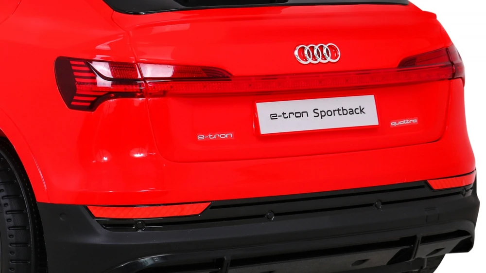 Ramiz Elektromobilis vaikams Audi E- Tron QLS-6688, 4x4, raudonas