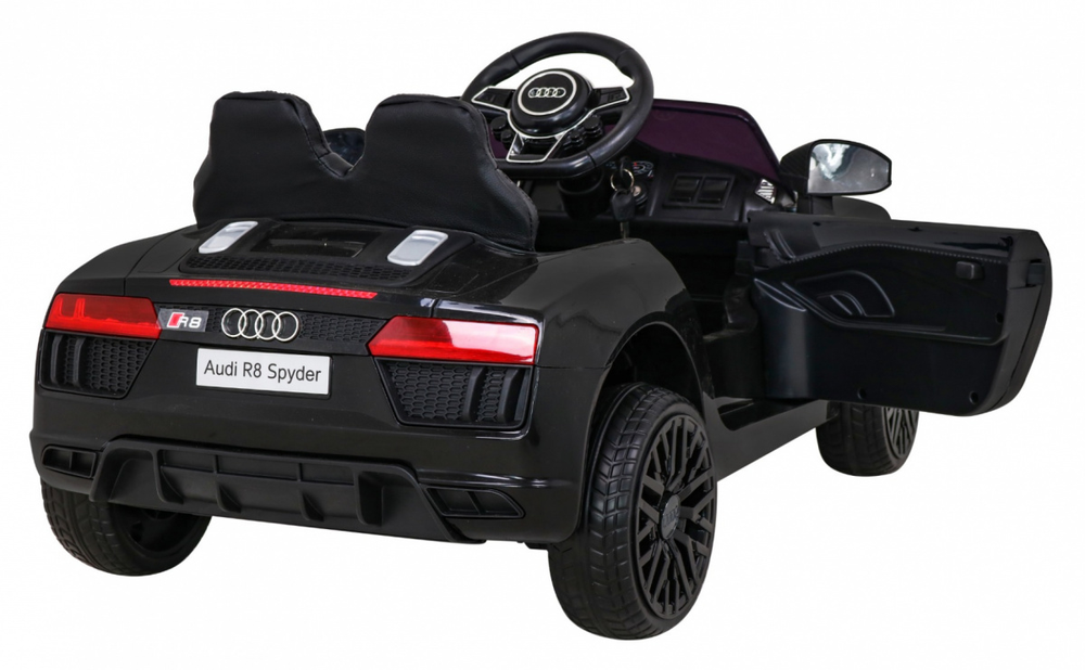 Ramiz Elektrinė mašina vaikams Audi R8 juodos spalvos