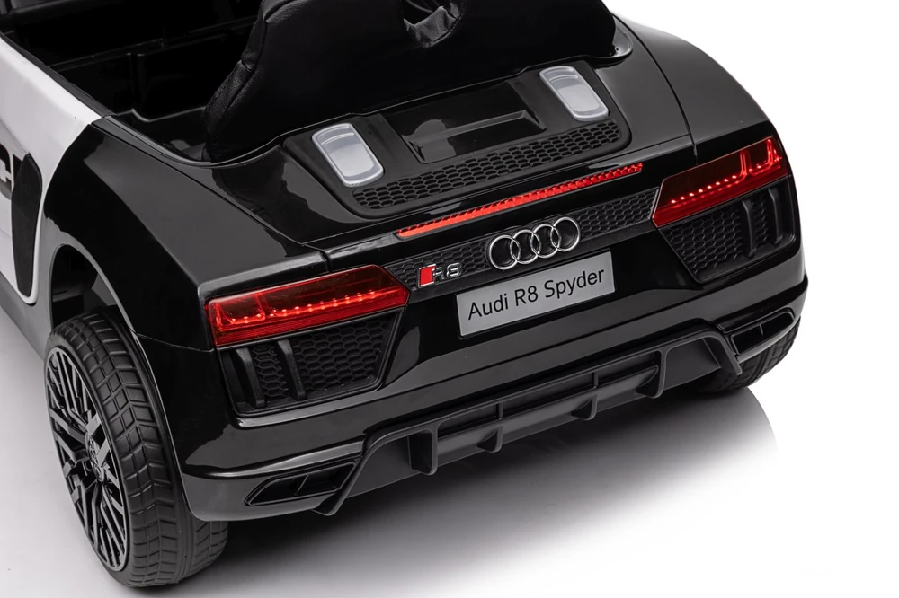 Elektromobilis Audi R8 Policja, Juodas