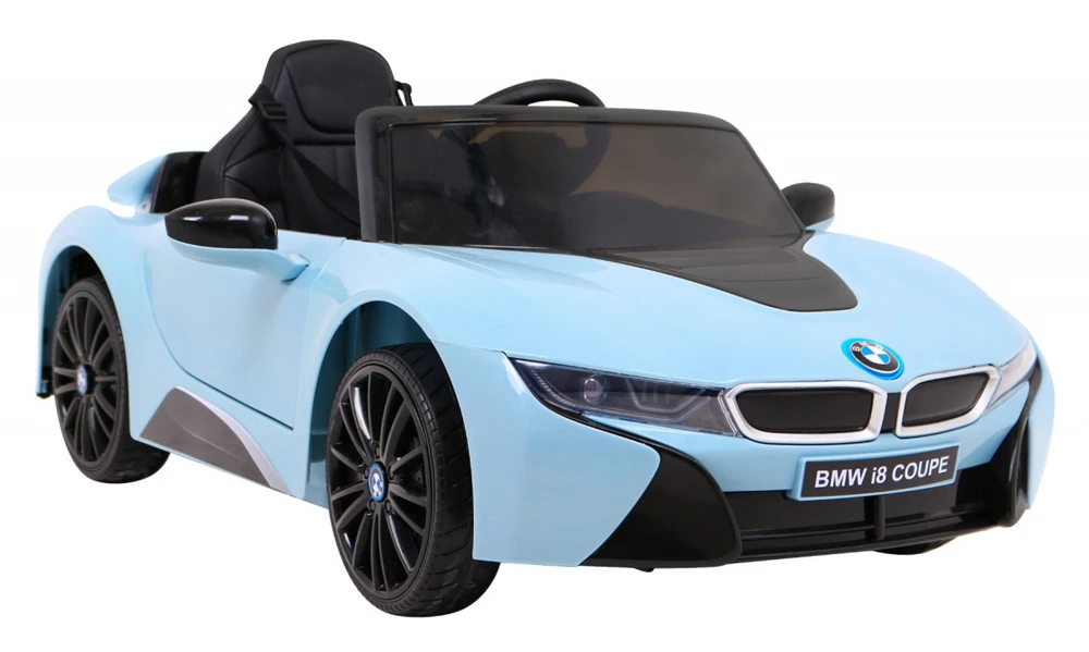 Ramiz Elektrinė mašina vaikams BMW I8 LIFT mėlynos spalvos