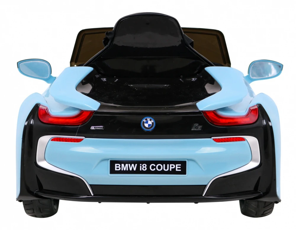 Ramiz Elektrinė mašina vaikams BMW I8 LIFT mėlynos spalvos