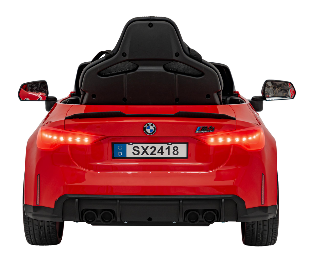 Ramiz Vaikiškas elektromobilis BMW M4 raudonas