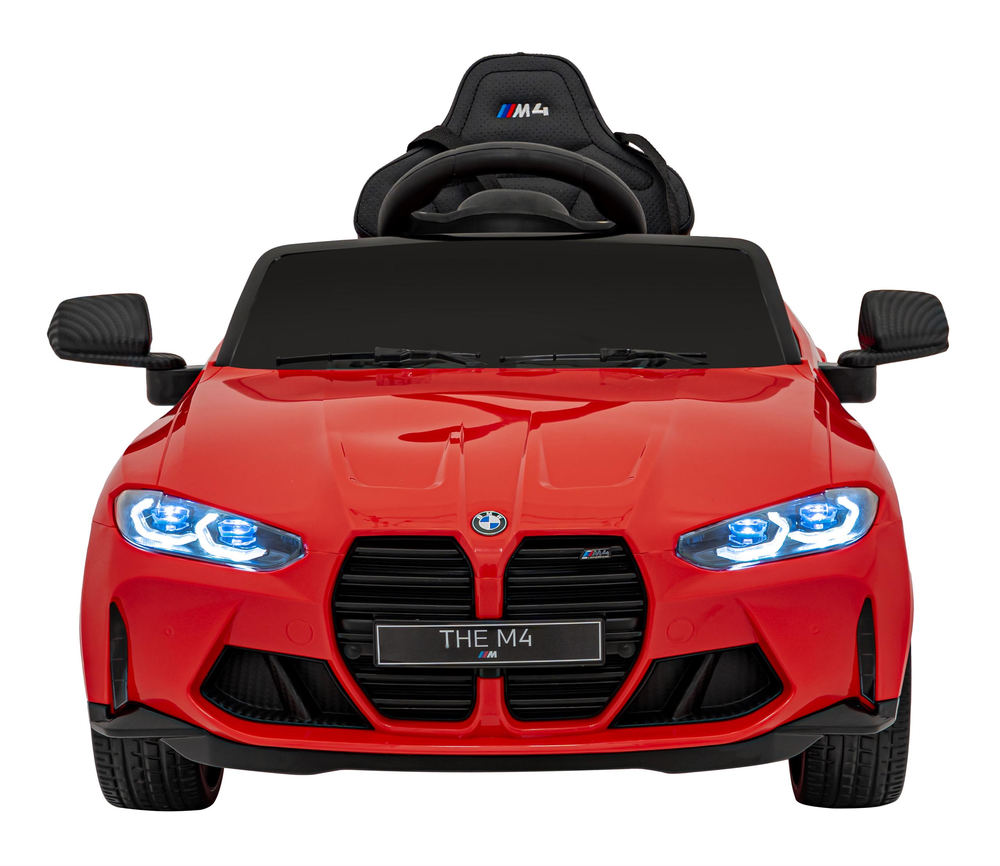 Ramiz Vaikiškas elektromobilis BMW M4 raudonas