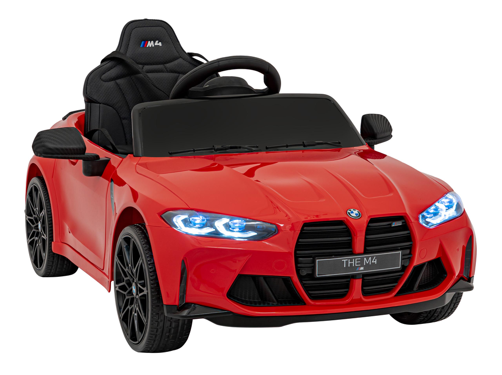 Ramiz Vaikiškas elektromobilis BMW M4 raudonas