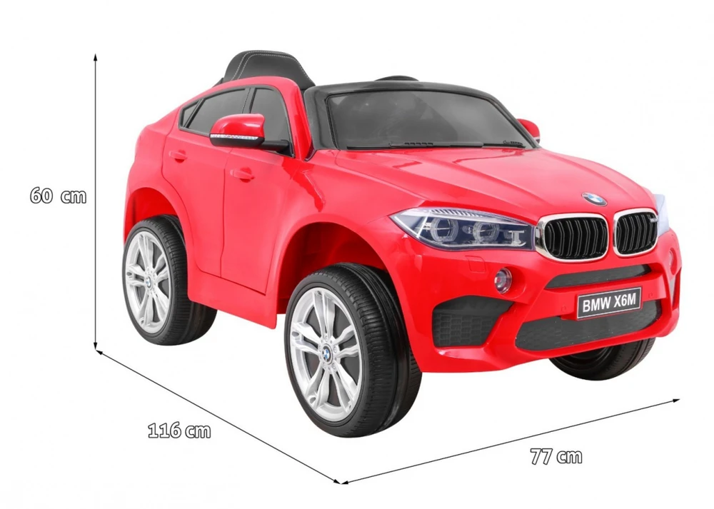 Ramiz Elektromobilis BMW X6M, Raudona