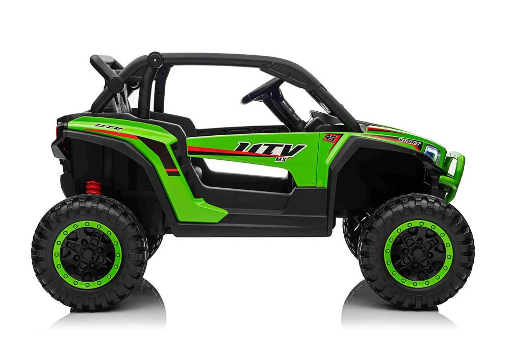 1Life Elektromobilis Buggy 4x4 KCK 24V Žalias