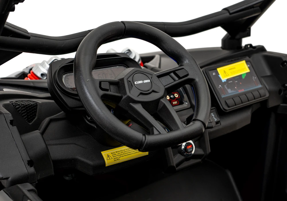 Ramiz Dvivietis elektromobilis vaikams can-am MAVERICK 24v 14Ah juodas