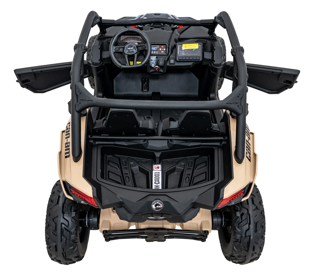 Ramiz Dvivietis elektromobilis vaikams can-am MAVERICK 24v 14Ah juodas