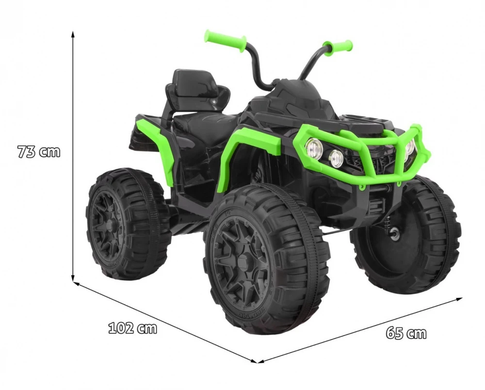 Ramiz Elektrinis keturratis Quad ATV, žalias