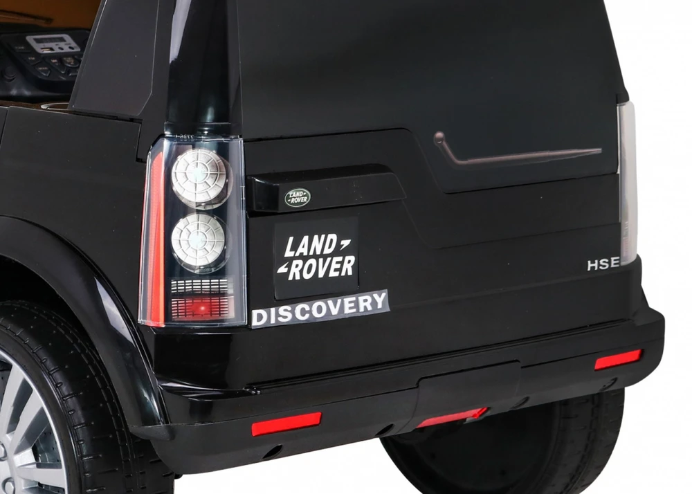 Ramiz Elektromobilis Land Rover Discovery, juodas