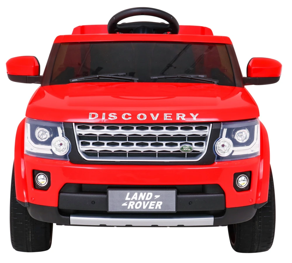 Ramiz Elektromobilis Land Rover Discovery, raudonas