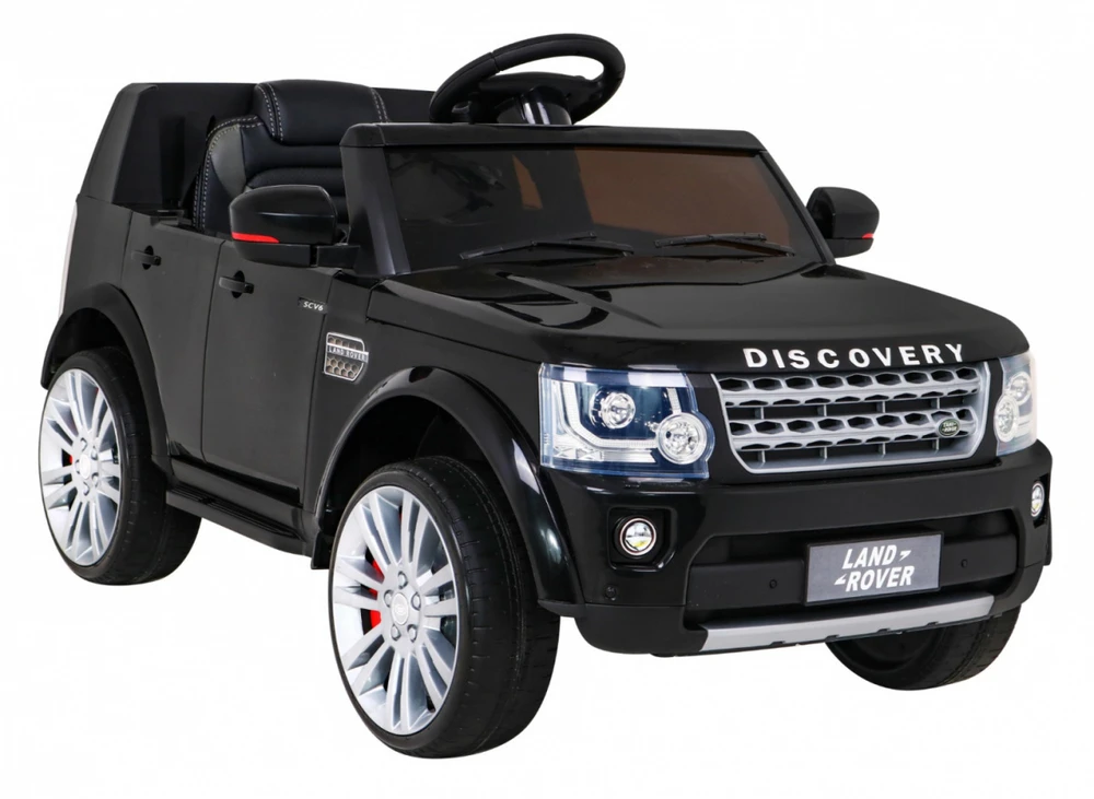 Ramiz Elektromobilis Land Rover Discovery, juodas