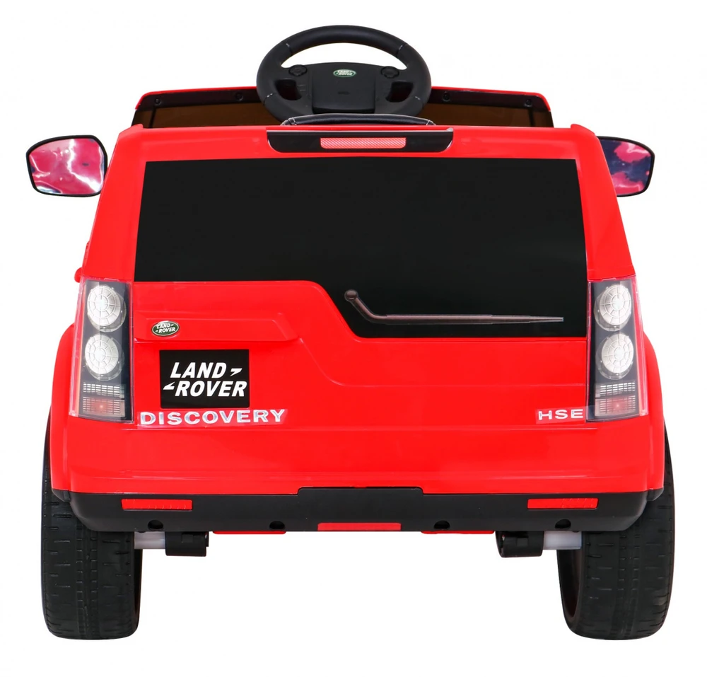 Ramiz Elektromobilis Land Rover Discovery, raudonas
