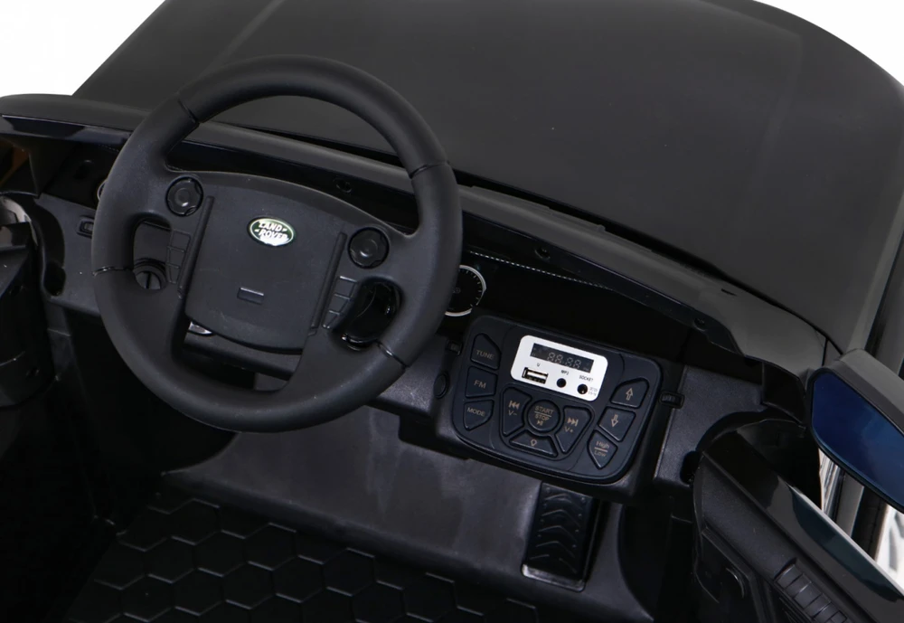 Ramiz Elektromobilis Land Rover Discovery, juodas