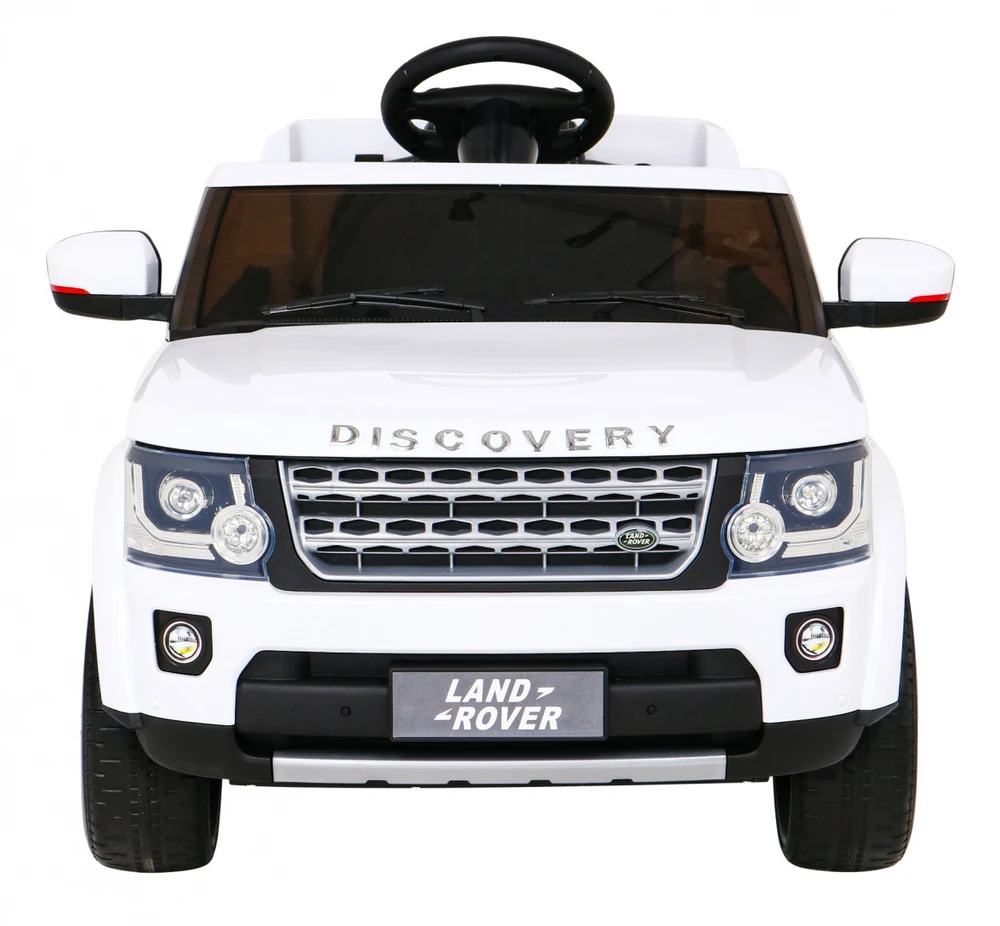 Ramiz Elektromobilis Land Rover Discovery, baltas